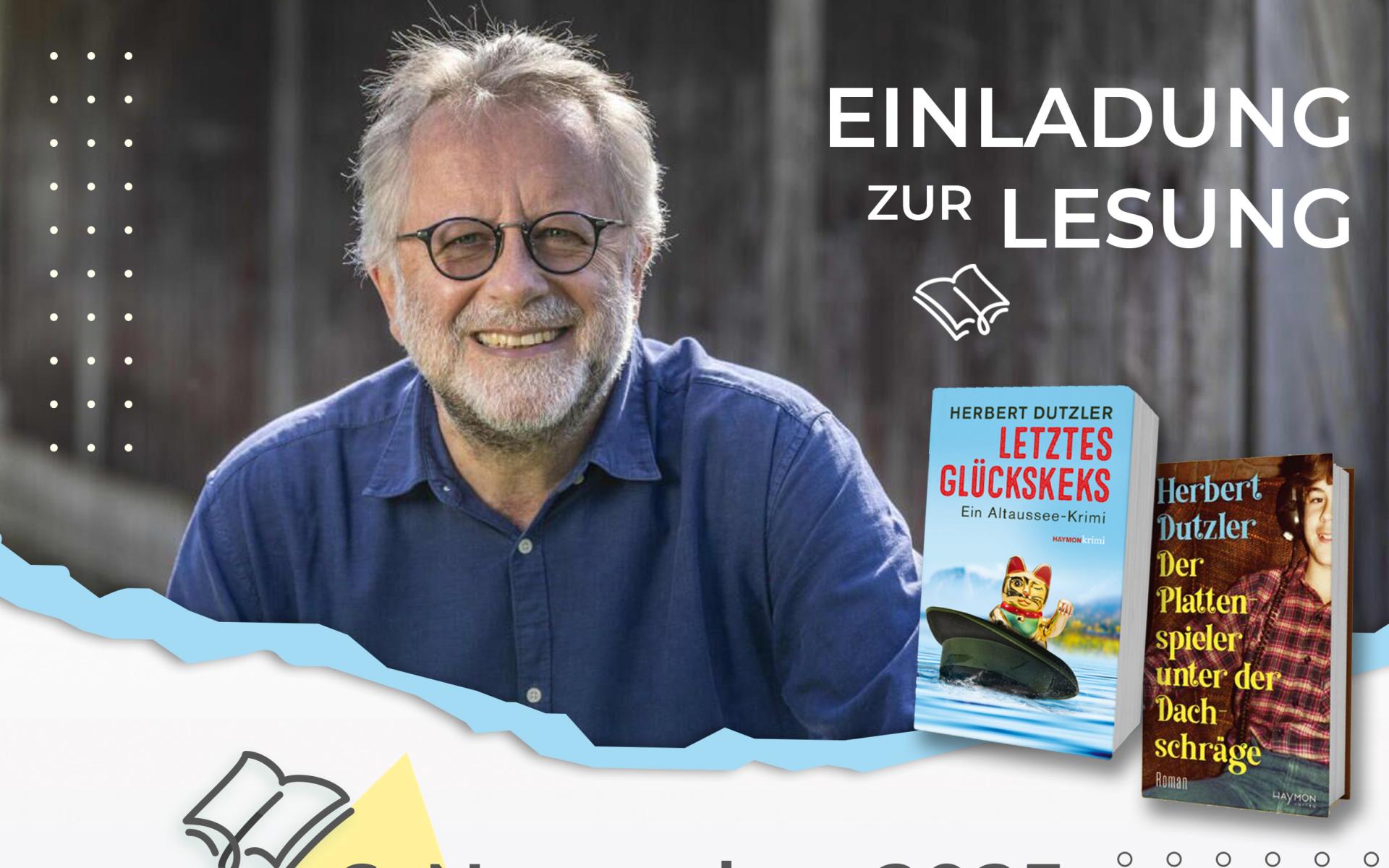 Herbert Dutzler Lesung Plakat